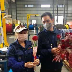 董事長(zhǎng)的心意女神們收到啦——祝三八節(jié)快樂！