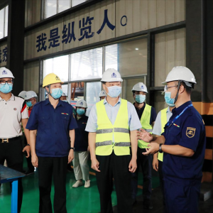 南寧市委常委、常務(wù)副市長陳竑率隊到我司考察指導(dǎo)