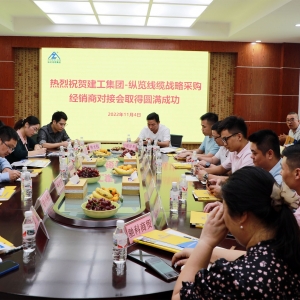 眾志成城 同創(chuàng)共贏——建工集團(tuán)、縱覽線纜戰(zhàn)略采購經(jīng)銷商對接交流會 ... ... ...